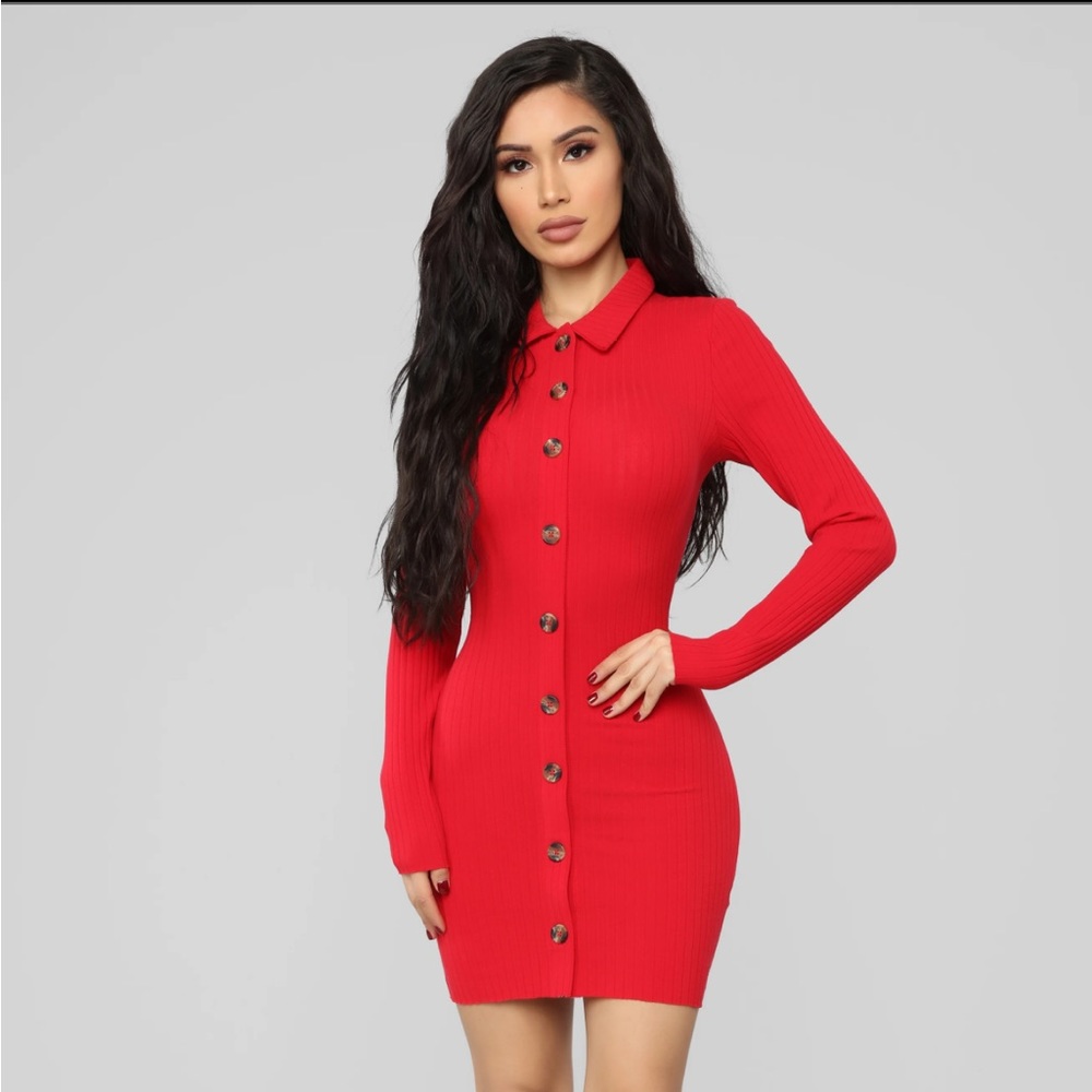 Long sleeved dress